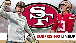 San Francisco 49ers SURPRISE Starting Lineup Revealed By ESPN PreNFL Training Camp  49ers Rumors [upl. by Ardnekan]