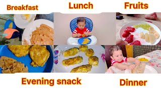 What My 18 Month Old Eat In A Day Complete food chart from morning to night for 1 year plus baby [upl. by Odey]