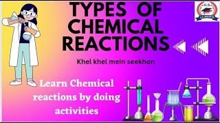 Types of Chemical Reactions  Chemical reactions Class 10  Class 10 Chemistry  GS Institute [upl. by Kavanaugh]