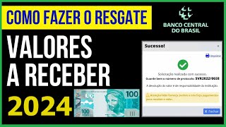 R 85 BILHÕES  VALORES A RECEBER 2024 Você tem Apenas 30 DIAS Para Resgatar ✅ [upl. by Otreblanauj]