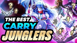 The Best CARRY Junglers To End Season 13 For All Ranks 💯  Jungle Tier List League of Legends [upl. by Ainafets490]