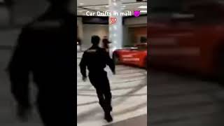 Car drifts in mall short shorts drift drifting like subscribe [upl. by Chivers]