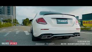 MercedesBenz W213 E250 w Tneer Catback Exhaust  BC Forged [upl. by Karleen]