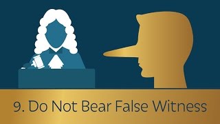 9 Do Not Bear False Witness  5 Minute Video [upl. by Hoag]