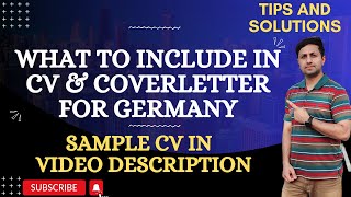 What Employers in Germany Want to See in your CV Tips amp MustHave Sections [upl. by Cobby513]