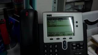 24 Ring Tone on Cisco 7940 IP Phone [upl. by Pascha82]