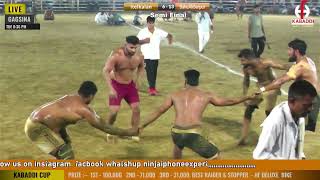 SEMIFINAL  INTAL KALAN VS BAHU AKBARPUR  Gagsina Kabaddi Cup  Kabaddi24x7 [upl. by Hgielime]