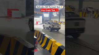 Mahindra XEV 9e Live Crash test 🔥 [upl. by Arykahs]