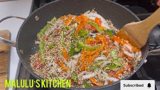 Como Hacer Quinoa Con Pollo Asado kitchen food lunch dinner [upl. by Liuka419]