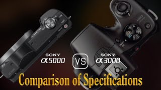 Sony A5000 vs Sony A3000 A Comparison of Specifications [upl. by Eseuqcaj]