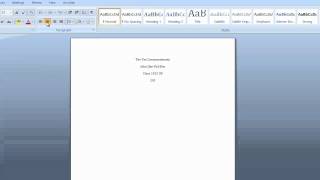 How To Set Up MS Word Docs [upl. by Ynotna]