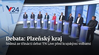 Předvolební debata Plzeňský kraj  Krajské volby 2024 [upl. by Rakia]