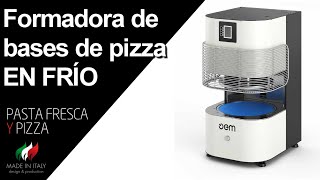 Formadora de Bases de Pizza en Frío OEM EASY 350 Demostración Profesional [upl. by Egdirdle]