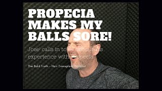 Propecia Makes My Balls Sore  The Bald Truth10242017  finasteride side effects self help [upl. by Searle]