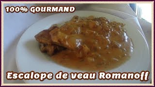 Escalope de veau à la crème Romanoff [upl. by Aimit637]