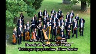 Dvorak 8 Symphonie 4 Satz Thüringer Symphoniker Oliver Weder [upl. by Arait]