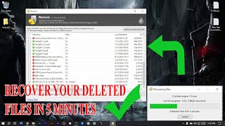 Permanently Recover Your Deleted Files On Winodws 1011 [upl. by Nadoj]