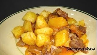 Guiso de ternera con patatas al pimentón [upl. by Reni803]