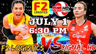 F2 Logistics vs Cignal HD 2023 PVL Invitational [upl. by Oicafinob]