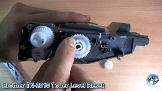 How to Reset Toner Level on Brother TN2010TN2220TN2010TN2220 Toner Cartridge [upl. by Vetter]