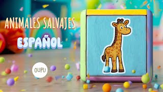 LOS ANIMALES para Niños  Vídeo educativo para aprender los animales salvajes animalesparaniños [upl. by Liahcim54]