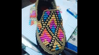 ► WAYU CROCHET TUTORIAL EN ZAPATOS  APREDER PASO A PASO [upl. by Delija676]