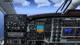 TUTORIAL BEECH 1900D CARENADO [upl. by Nerral179]