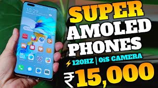 Top 4 Super Amoled Display Phone Under 15000 in 2024  120HZ  5G Phone Under 15000 [upl. by Vaenfila484]