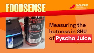 Measuring the Scoville Heat Units of Pyscho Juice 70  Ghost Pepper [upl. by Pearlstein]