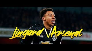 Jesse Lingard vs Arsenal A EPL 201718 ᴴᴰ [upl. by Orihakat]