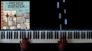 The French Dispatch  Animated Car Chase Piano Cover [upl. by Clere]