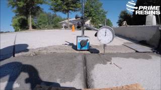 Lifting a concrete driveway slab [upl. by Carlstrom]