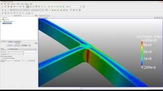 Static Stress Analysis of a Truck Underrun Protection Device [upl. by Enajaras]