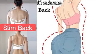 Exercise for Back Fat  Get Slim Back Reduce Back fat to Get Beautiful Back Shape at Home 2023 [upl. by Niram]