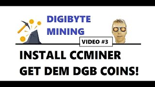 STEP3Digibyte DGB MiningCCMiner Install and Configuration to start Mining [upl. by Notyad]