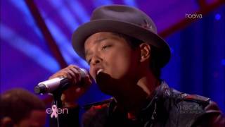 The Ellen DeGeneres Show Bruno Mars quotJust the Way You Arequot 10142010 [upl. by Triny]