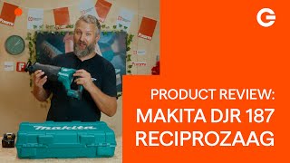 Product Review Makita DJR 187 18V Liion Reciprozaag  Gereedschapcentrum [upl. by Ardnnek349]