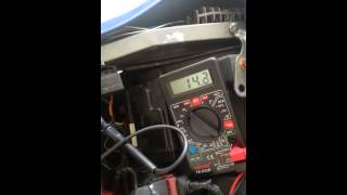 DIY Stator generator check ZX6R [upl. by Sy]