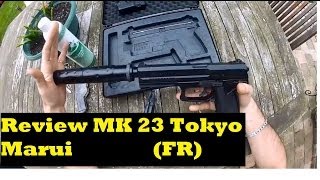 Airsoft  ReviewPrésentation MK 23 Tokyo Marui  Socom MK 23 Metal Gear Solid Gun GoPro Héro FR [upl. by Suicul]