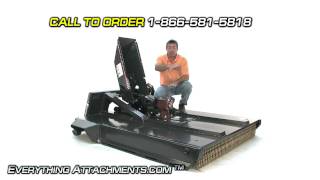 Skid Steer Brush Cutter  Bradco BC60 [upl. by Constantia]