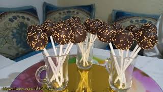 cake pop au chocolat البوبس كيك بالشكلاطة 🍫😋💗 [upl. by Algy]