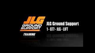 JLG 1500SJ How to Stow the Jib [upl. by Trager]