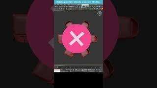 How to Rotate Multiple Objects Around Their Pivots in 3Ds Max  Quick Tutorial shorts 3dsmax [upl. by Eerok]