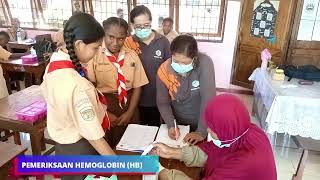 AKSI BERGIZI TABLET TAMBAH DARAH DAN PEM HEMOGLOBIN HB OLEH PUSKESMAS TWANO DI SMP N 5 JAYAPURA [upl. by Coucher]