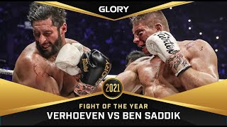 2021 Fight of the Year Rico Verhoeven vs Jamal Ben Saddik [upl. by Malorie]