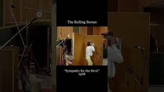 Amazing footage of The Rolling Stones recording “Sympathy for the Devil” 🔥 music classicrock [upl. by Erlinna]