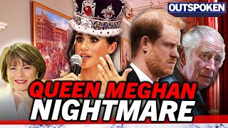 “Harry is blackmailing King” Angela Levin reveals how courtiers are desperate to avoid Queen Meghan [upl. by Pamela]