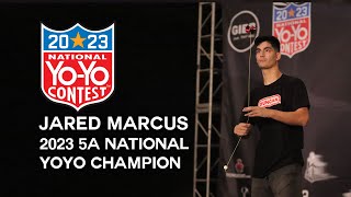 Jared Marcus  1st Place  5A Final  2023 US National YoYo Contest [upl. by Chaiken]