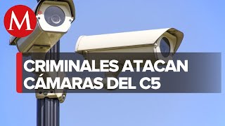 Cártel del Golfo balean videovigilancia en 4 alcaldías de Tamaulipas [upl. by Elleynod]