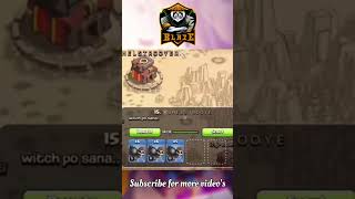 Noob Donater 😂 short shorts shortsyoutube gaming gameplay games coc clashofclans viralshort [upl. by Leirol596]